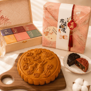 Floral Moon · Grand Reunion Mooncake 花月臻礼 · 团圆大月7 inch Floral Moon · Grand Reunion Mooncake 花月臻礼 · 团圆大月7 inch